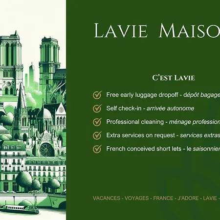 Lavie Maison I Marais Family With Terrace Apartment Paris